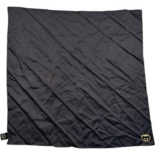 Gucci scarf 26 black - gucci, 26"