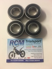 4X FRONT & REAR WHEEL BEARINGS