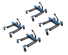 4x 1500lb Hydraulic Wheel Dolly Skates Car Vehicle Positioning Tyre