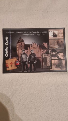 Colditz postcard oflag c - oflag,