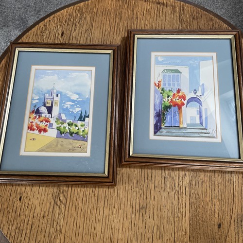 Mediterranean signed prints - signed,