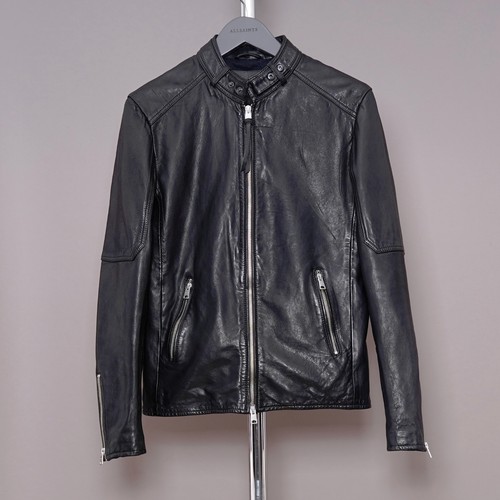 All saints leather jacket - all, mens