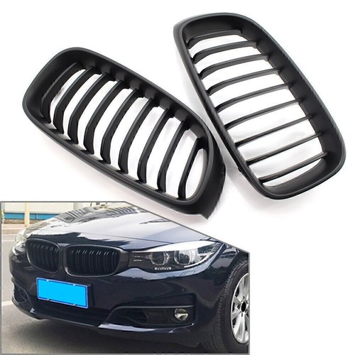 Matte black front - black, kidney