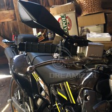 2x Black Motorcycle CNC