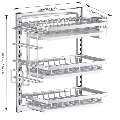 Tier wall mounted - wall,