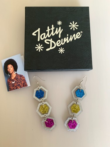 Tatty devine glitter acrylic - devine,