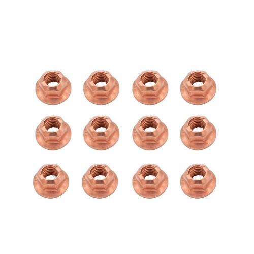 12x copper nut exhaust - 12x,