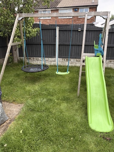 Large wooden climbing - large, frame