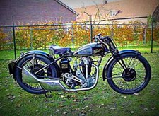 A4 Metal Sign Velocette KSS