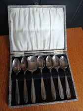 Vintage Set of 6  EPNS Tea