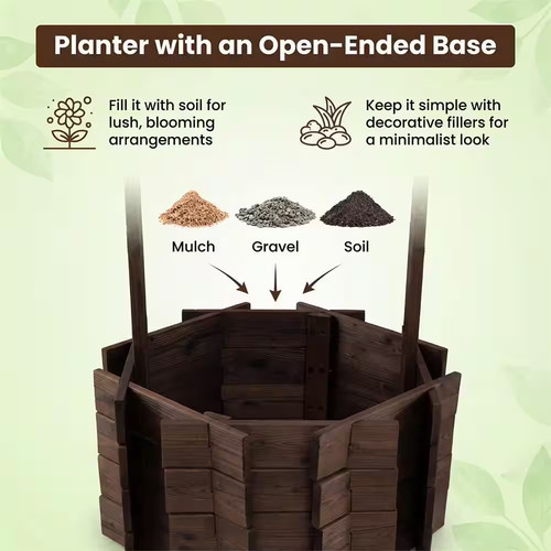 Outdoor fir wishing well - outdoor,