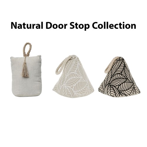 Cotton weighted bag door stop - weighted,