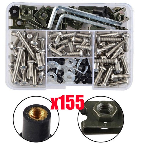 155pcs aluminum fairing bolts - aluminum,