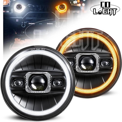 Pair inch led headlights - inch,