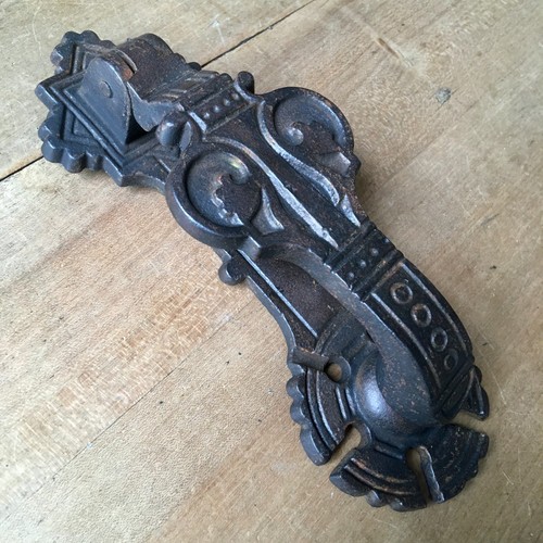 Vintage cast iron door - cast,