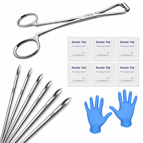Body piercing kit professional - body,