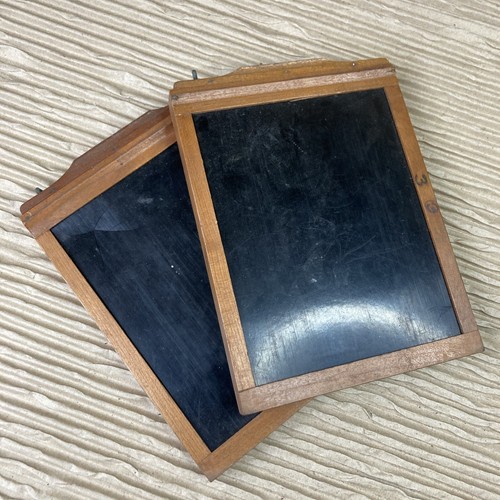 Wood double dark slide film - ,