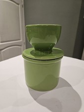 The Butter Bell Crock By L. Tremain Apple Green Color ~ Excellent 