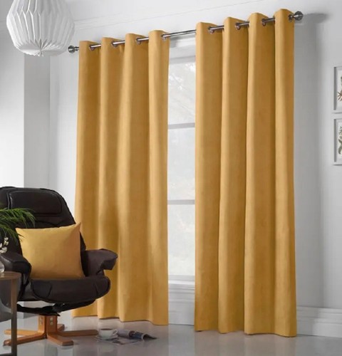 Pair curtains velvet - pair, of