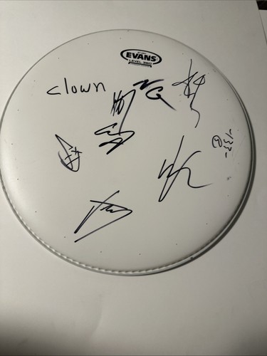 Slipknot signed drumhead - slipknot,
