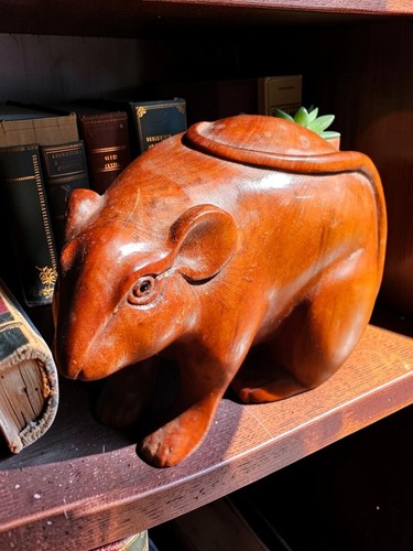 Mouse netsuke hand carved - netsuke,