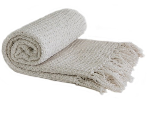 100 cotton honeycomb ivory - honeycomb,