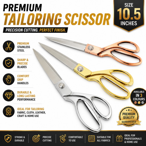 New tailoring scissors - tailoring, 10.5"