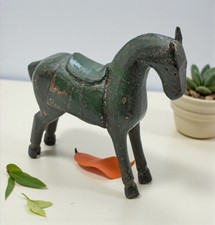 Vintage Wooden Horse Figurine