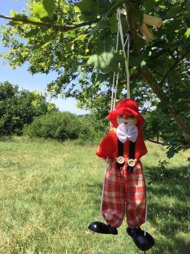 Cute red wooden - red, whimsical