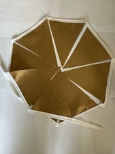 Gold Bunting Xmas Handmade  PVC Outdoor Indoor Floral Embossed Design