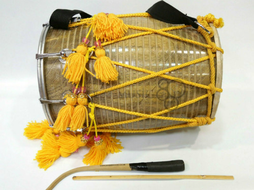Bhangra dhol drum junior - dhol, size