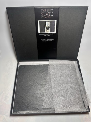 Slate placemats set - slate, of