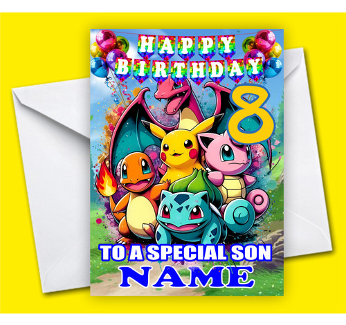 Personalised pokemon eevee - personalised,