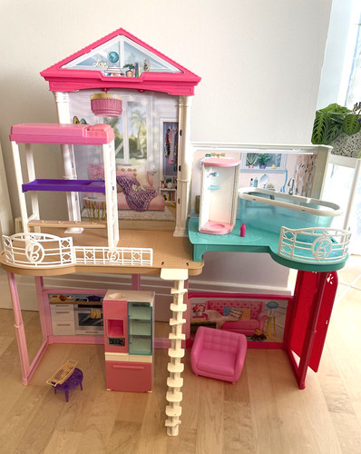 Barbie dollhouse with - dollhouse,