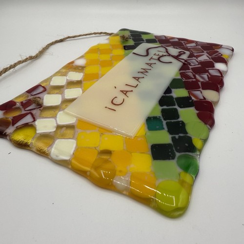 Fused glass art calamate - fused, 'calamate'