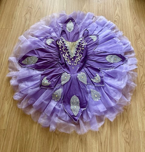 Purple wired pancake tutu - purple,