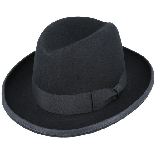 Classic wool homburg hat felt - homburg,