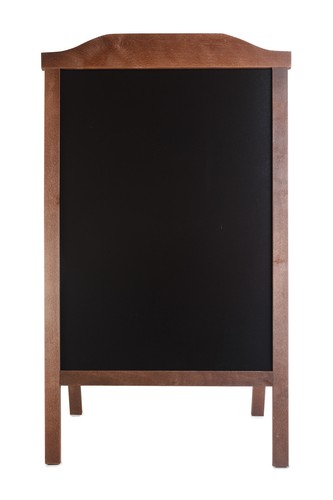 Wooden board pavement sign - wooden,