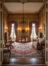 Marbled  Top Mahogany Walnut