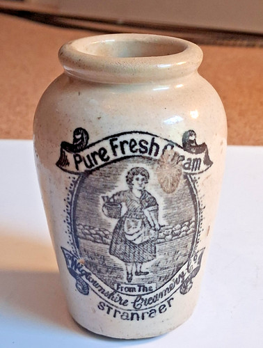 Antique cream pot milkmaid - -,