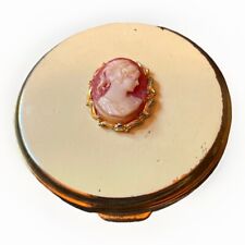 Vintage Cameo Powder Compact