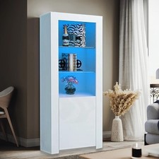 High Gloss White Tall Display