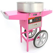 KuKoo Cotton Candy Floss Machine & Portable Cart Electric Customer Return UVG