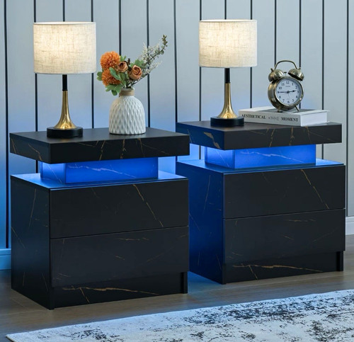 Set black gold marble - of,