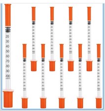 10 Pack 1ml 0.3x8mm Plastic