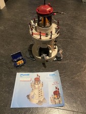 Playmobil 6680 Pirates Soldiers Tower Lookout with working beacon light