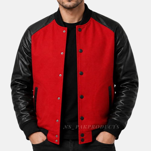 Men varsity bomber letterman - men's,