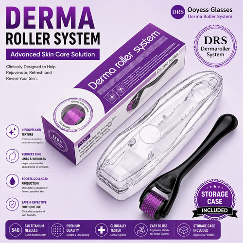 Derma skin roller 540 titanium - roller,