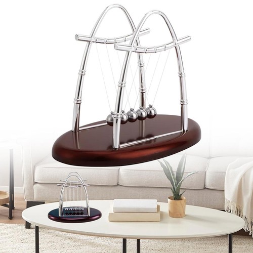 Steel ball newton cradle - steel, sail