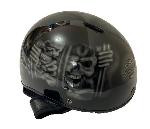 Harley davidson skeleton skull - skeleton,